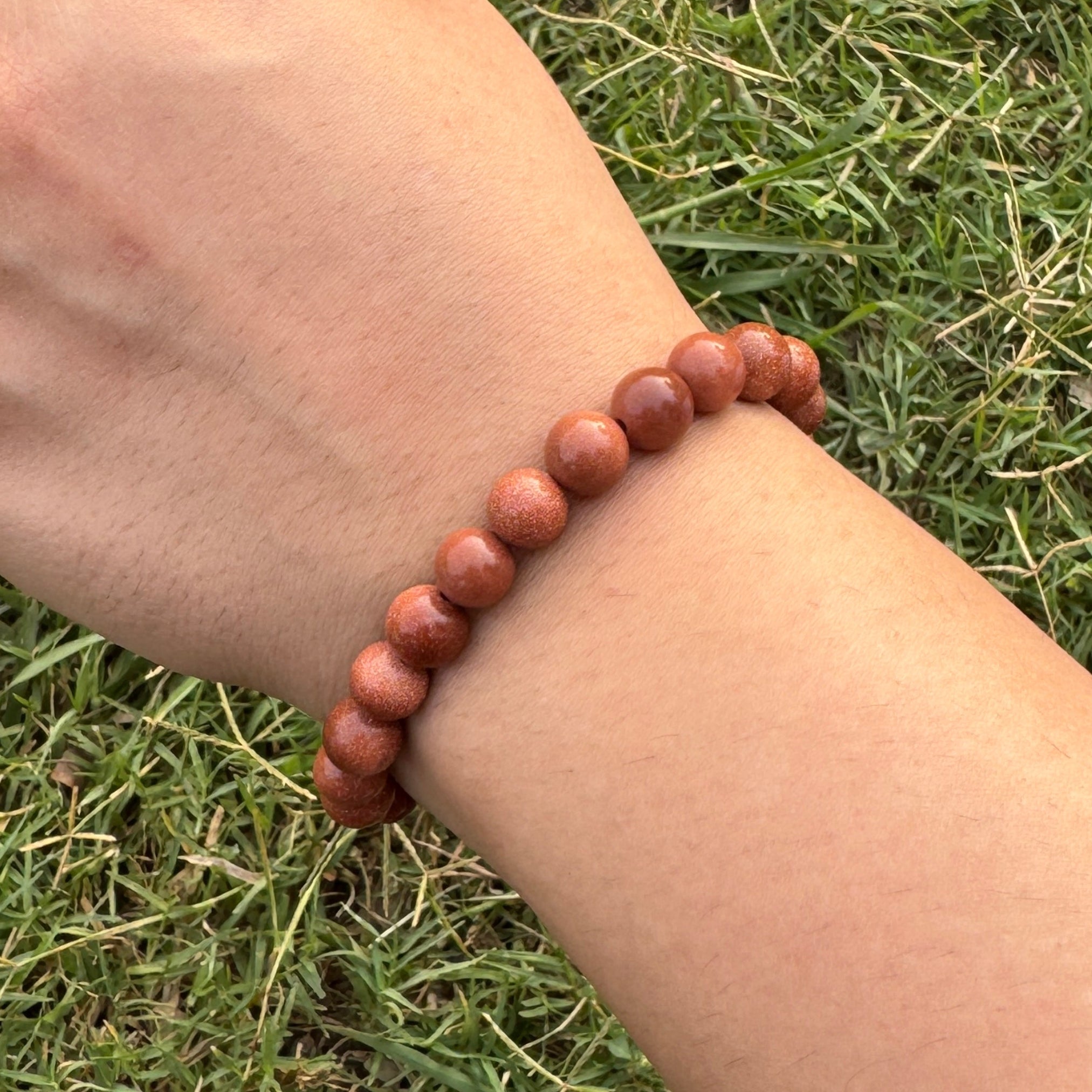 Natural Venus Stone Bracelet – 72 Carats Round Beads Jewelry