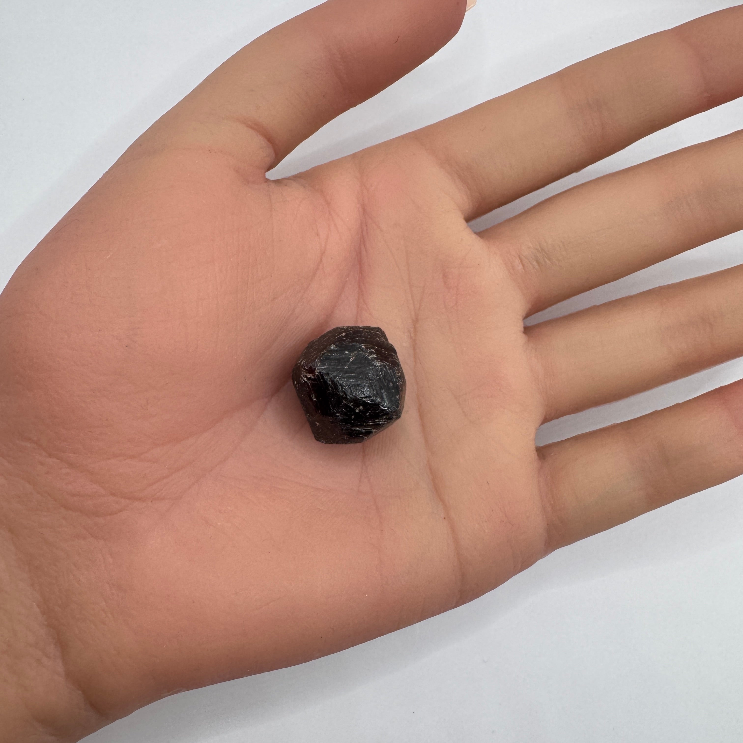Raw Garnet Stone 17.6x19.6mm 60.45 Carats Untreated