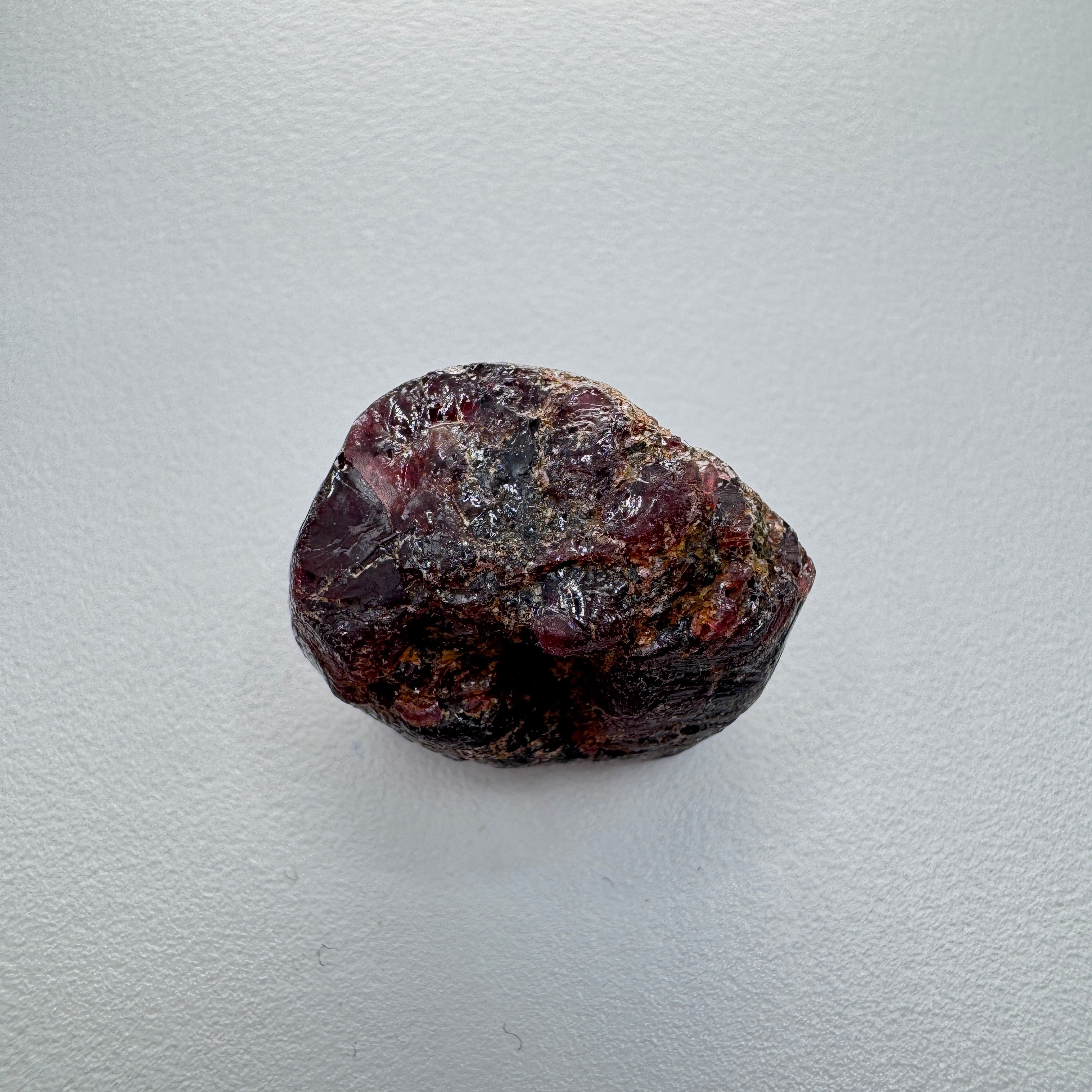 Garnet Uncut Stone 47.65 Carats 20.5x13.6mm in Size