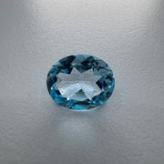 Natural Sky Blue Topaz Stone 4.10 Carats 10.8x8.9 mm in Oval
