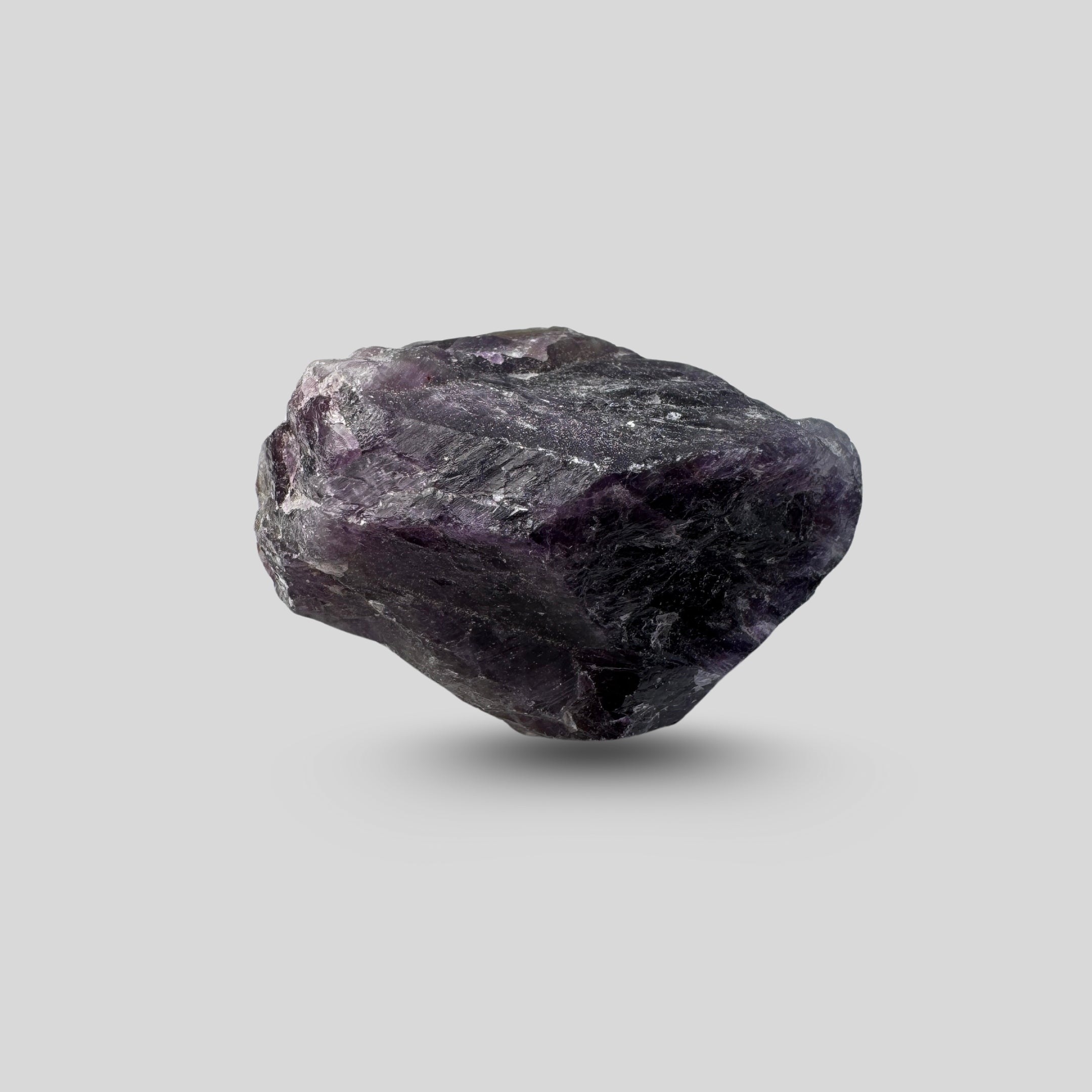 Raw Amethyst Crystal 22x45mm 203 Carats Large Stone